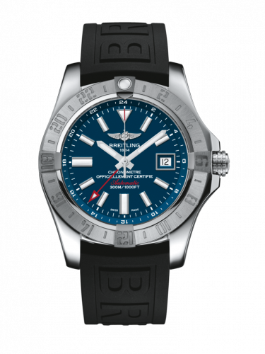 Avenger II GMT Stainless Steel / Mariner Blue / Rubber / Pin