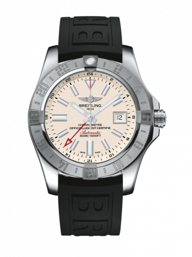 Avenger II GMT Stainless Steel / Stratus Silver / Rubber / Pin