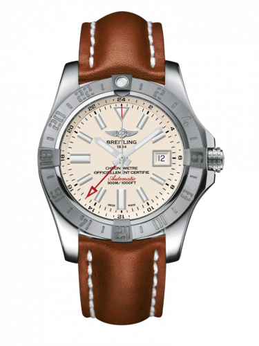Avenger II GMT Stainless Steel / Stratus Silver / Calf / Pin
