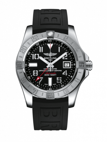 Avenger II GMT Stainless Steel / Volcano Black / Rubber / Folding