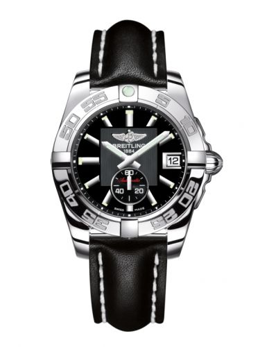 Galactic 36 Automatic Stainless Steel / Volcano Black / Calf