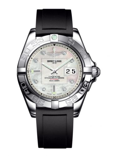 Galactic 41 Stainless Steel / Pearl Diamond / Rubber