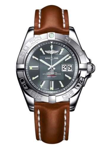 Galactic 41 Stainless Steel / Tomcat Gray / Calf