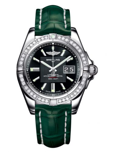 Galactic 41 Stainless Steel / Diamond / Trophy Black / Croco