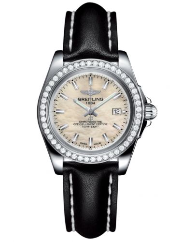 Galactic 32 Sleek Edition Stainless Steel / Diamond / Pearl / Calf