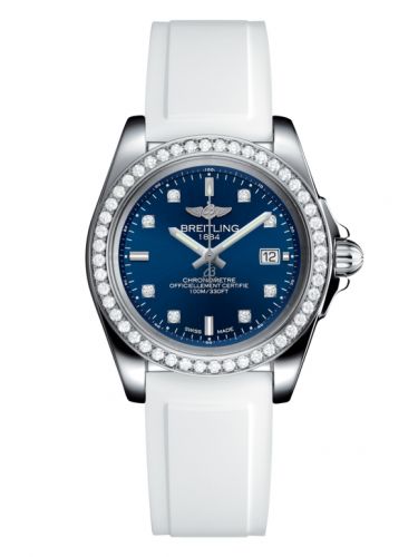 Galactic 32 Sleek Edition Stainless Steel / Diamond / Horizon Blue Diamond / Rubber