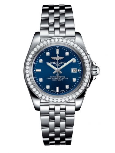 Galactic 32 Sleek Edition Stainless Steel / Diamond / Horizon Blue Diamond / Bracelet