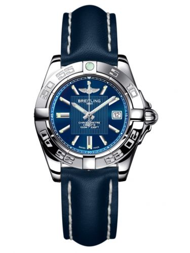 Galactic 32 Stainless Steel / Metallica Blue / Calf
