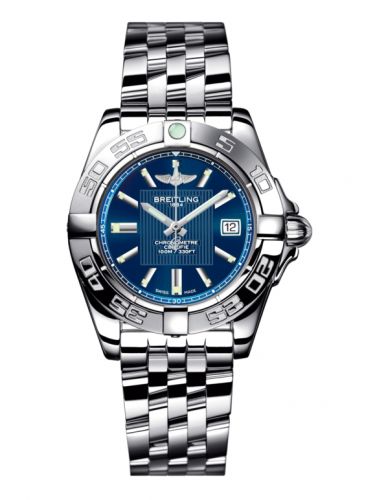 Galactic 32 Stainless Steel / Metallica Blue / Bracelet
