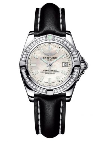 Galactic 32 Stainless Steel / Diamond / Pearl / Calf
