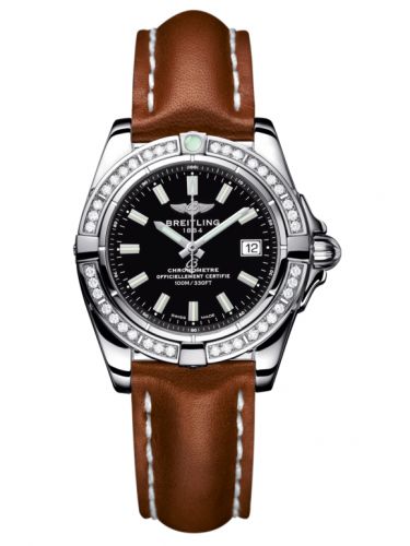 Galactic 32 Stainless Steel / Diamond / Onyx Black / Calf