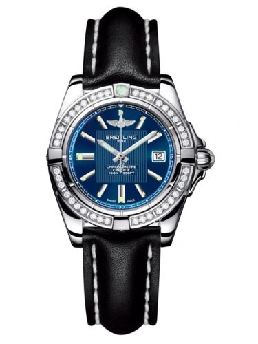 Galactic 32 Stainless Steel / Diamond / Metallica Blue / Calf