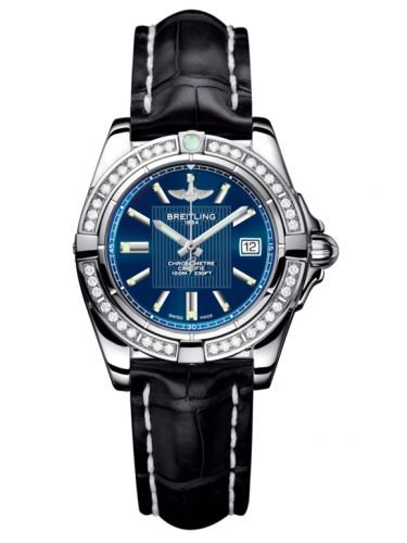 Galactic 32 Stainless Steel / Diamond / Metallica Blue / Croco