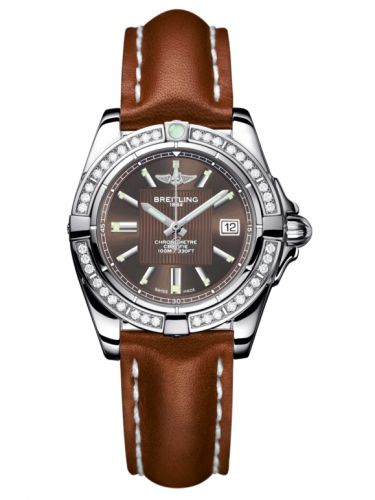 Galactic 32 Stainless Steel / Diamond / Solar Bronze / Calf
