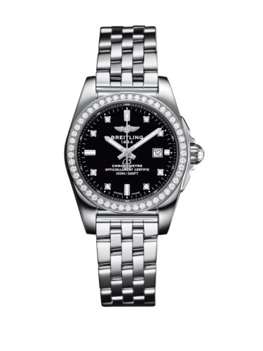 Galactic 29 Stainless Steel / Diamond / Trophy Black Diamond / Bracelet
