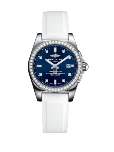 Galactic 29 Stainless Steel / Diamond / Horizon Blue Diamond / Rubber