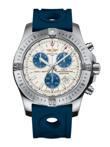 Colt Chronograph Stratus Silver / Rubber / Pin