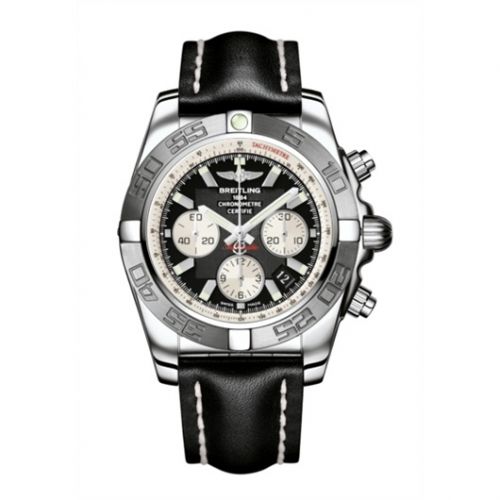 Chronomat 44 Stainless Steel / Black / Calf