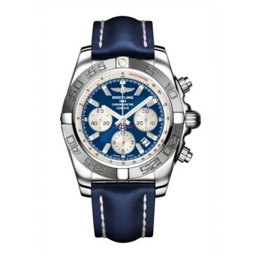 Chronomat 44 Stainless Steel / Blue / Calf