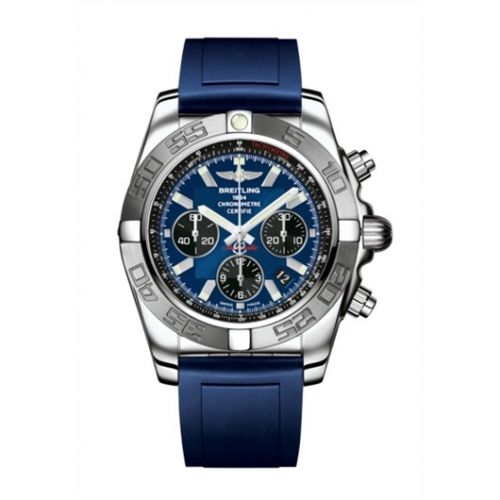 Chronomat 44 Stainless Steel / Blue / Rubber