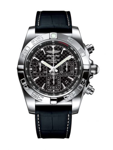 Chronomat 44 Stainless Steel / Carbon / Croco Rubber