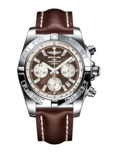 Chronomat 44 Stainless Steel / Metallica Brown / Calf