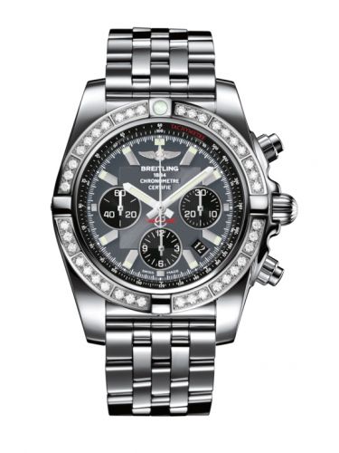 Chronomat 44 Stainless Steel / Diamond / Blackeye Gray / Bracelet