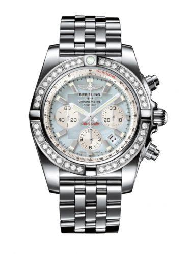 Chronomat 44 Stainless Steel / Diamond / Gray Pearl / Bracelet