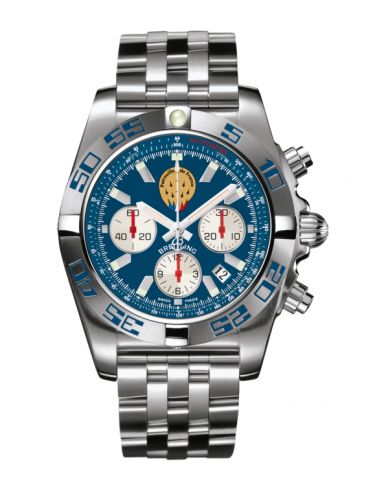 Chronomat 44 Stainless Steel / Patrouille de France / Bracelet