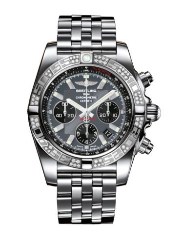 Chronomat 44 Stainless Steel / Diamond / Blackeye Gray / Bracelet