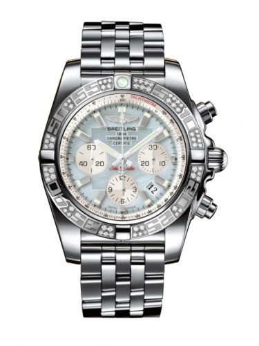 Chronomat 44 Stainless Steel / Diamond / Gray Pearl / Bracelet