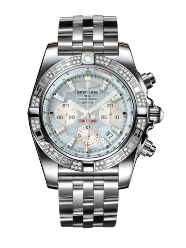 Chronomat 44 Stainless Steel / Diamond / Gray Pearl Diamond / Bracelet