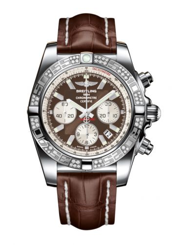Chronomat 44 Stainless Steel / Diamond / Metallica Brown / Croco