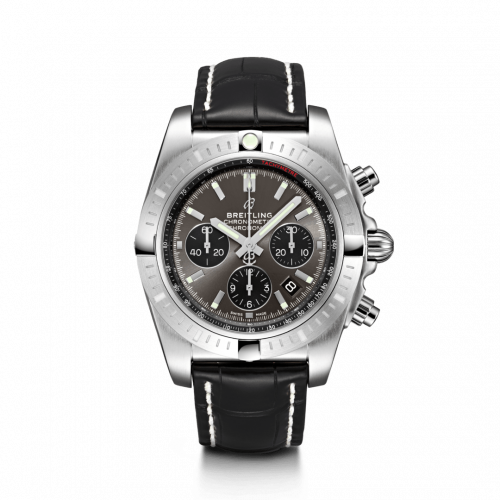 Chronomat B01 Chronograph 44 Stainless Steel / Blackeye Grey / Croco / Pin
