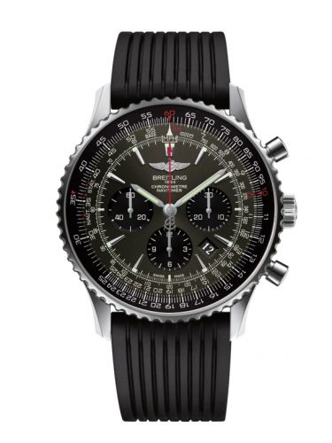 Navitimer 01 46 Stainless Steel / Stratos Grey / Rubber