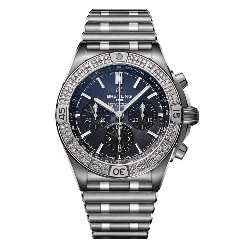 Chronomat B01 42 Stainless Steel / Diamondworks / Black MOP / Japan