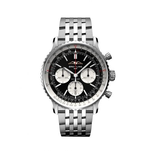 Navitimer B01 Chronograph 43 Stainless Steel / Black / Bracelet