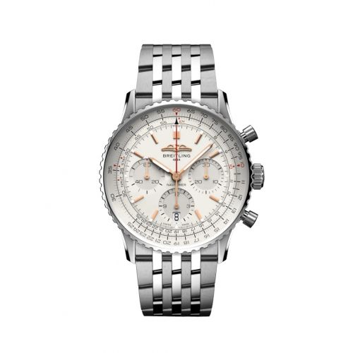 Navitimer B01 Chronograph 41 Stainless Steel / Silver / Bracelet