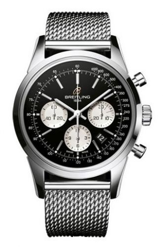 Transocean Chronograph Stainless Steel / Reverse Panda / Limited Edition