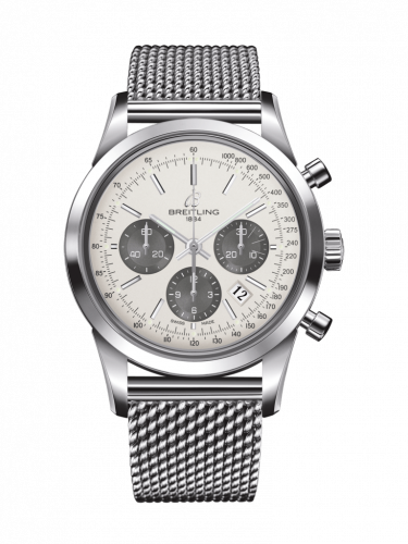 Transocean Chronograph Stainless Steel / Panda / Ocean Classic
