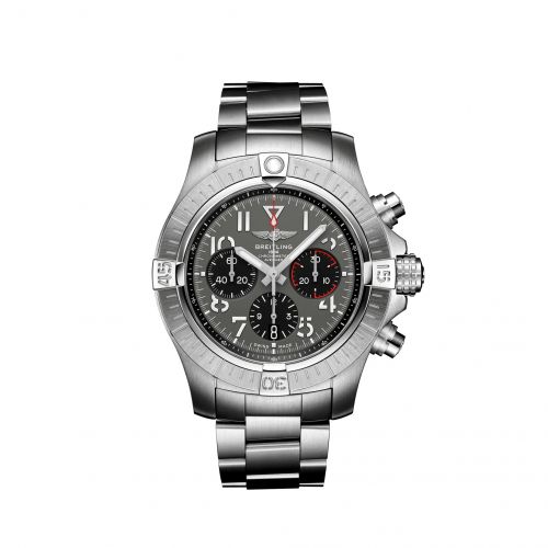 Avenger B01 Chronograph 45 Stainless Steel / Anthracite / Bracelet