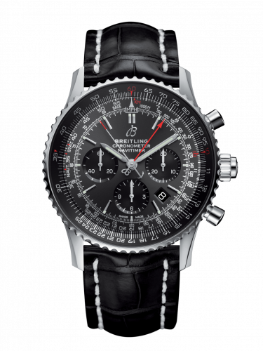 Navitimer Rattrapante Stainless Steel / Stratos Gray / Croco / Pin / Boutique Edition