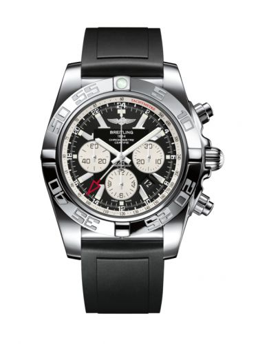 Chronomat 47 GMT Stainless Steel / Onyx Black / Rubber