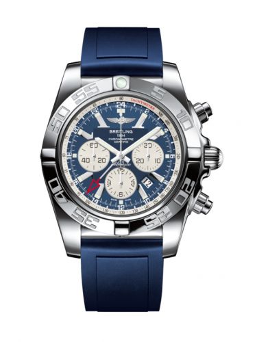 Chronomat 47 GMT Stainless Steel / Metallica Blue / Rubber