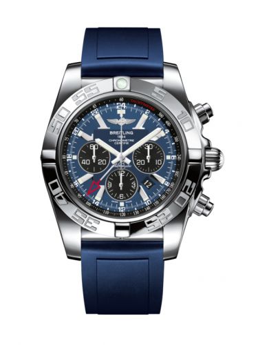 Chronomat 47 GMT Stainless Steel / Blackeye Blue