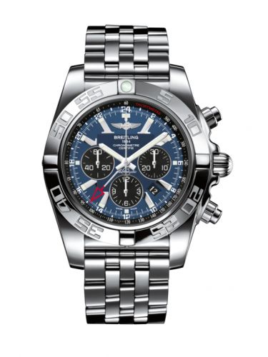 Chronomat 47 GMT Stainless Steel / Blackeye Blue