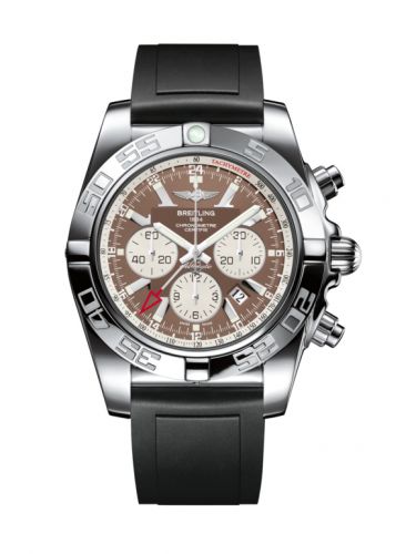 Chronomat 47 GMT Stainless Steel / Metallica Brown / Rubber