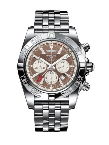 Chronomat 47 GMT Stainless Steel / Metallica Brown /  Bracelet