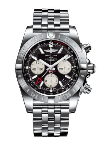 Chronomat 44 GMT Stainless Steel / Onyx Black / Bracelet