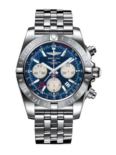 Chronomat 44 GMT Stainless Steel / Metallica Blue / Bracelet